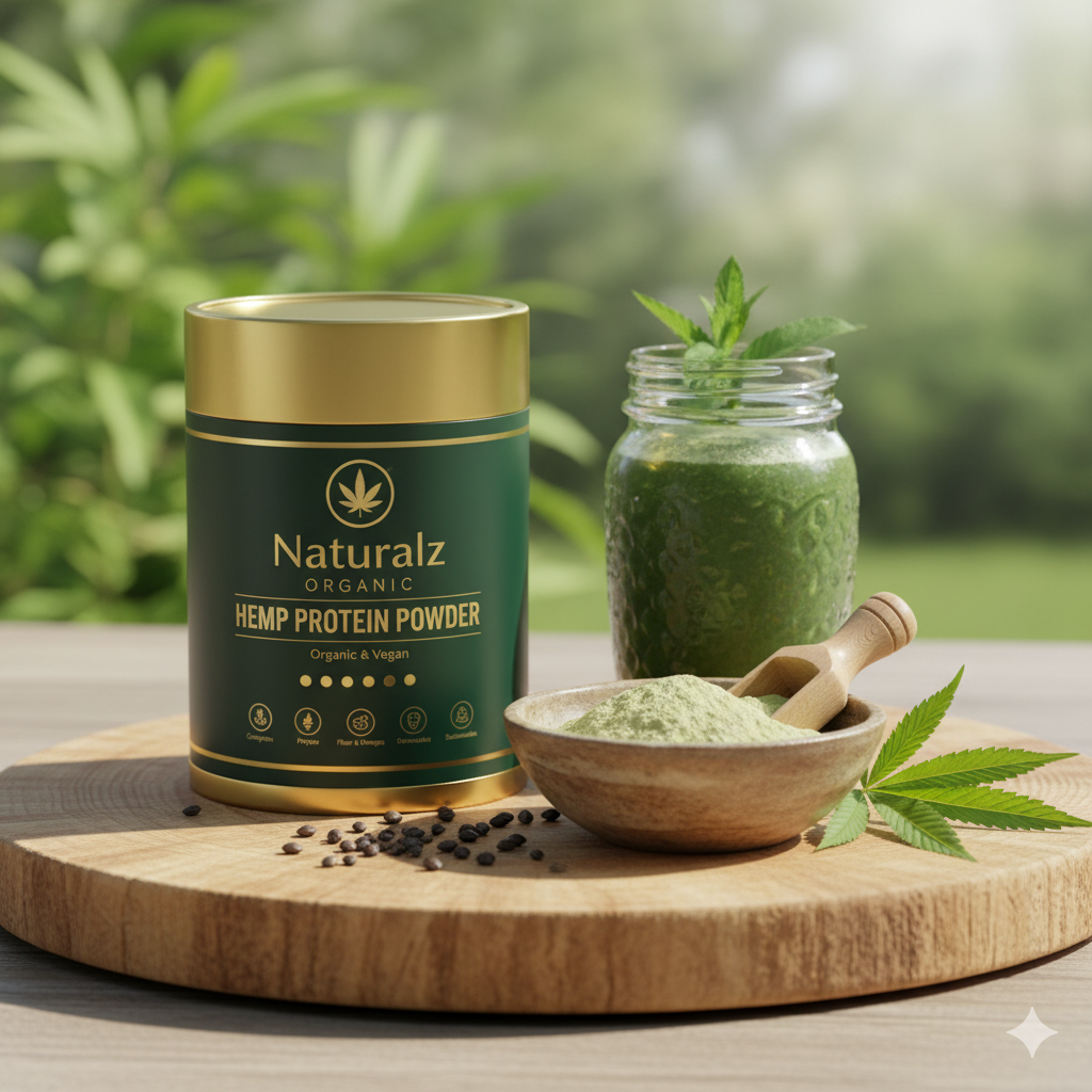 Organic Hemp Protein Powder 50% | Naturalz Superfood Protein